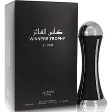 Pride Winners Trophy Silver by Lattafa for unisex EDP 3.3 / 3.4 oz New in Box