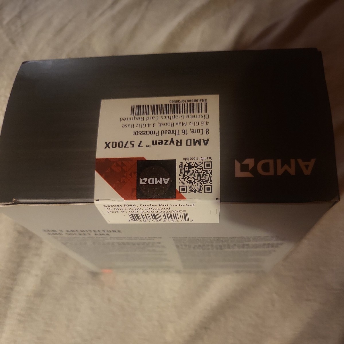 AMD Ryzen 7 5700X Processor (3.4GHz, 8 Cores, Socket AM4