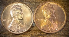 1959 P D Lincoln Memorial Cent Bu 2 Coin Set From Original Rolls