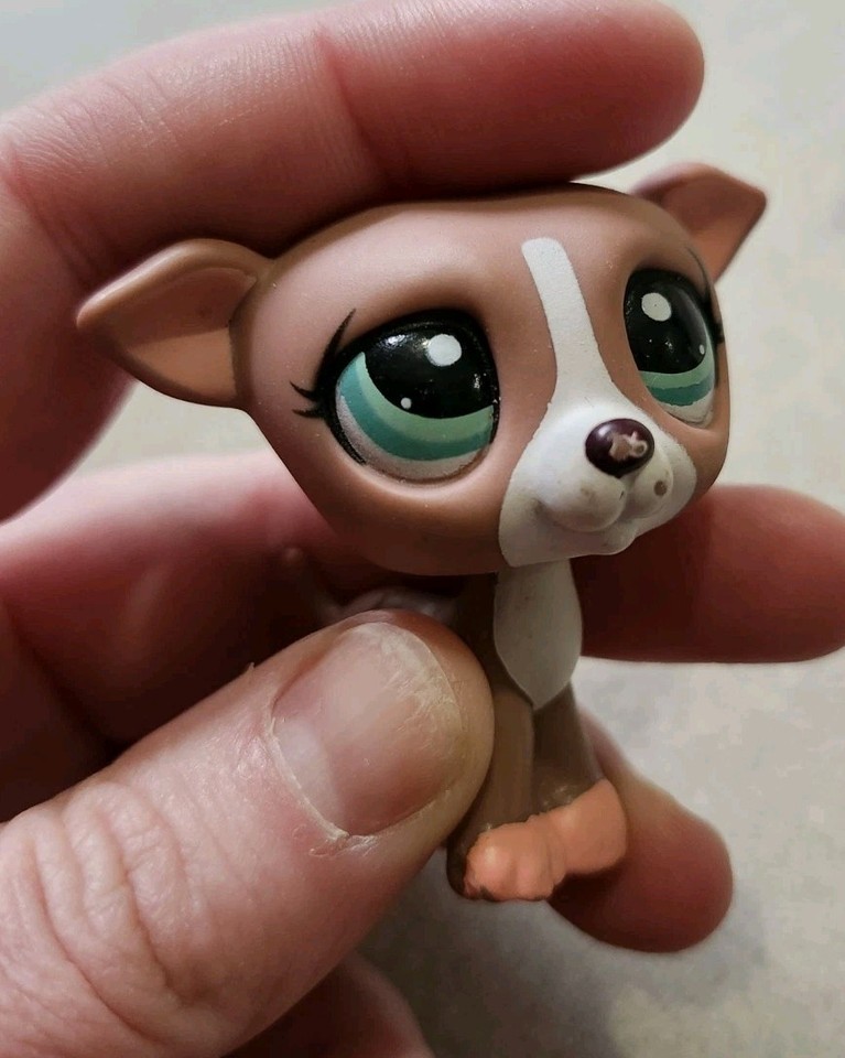 Lot De 6 Figurines Littlest Pet Shop – Greyhounds – Chiens LPS Hasbro