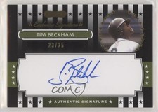 2008 Razor Signature Series Black 23/25 Tim Beckham #ES-1 Auto 9pd