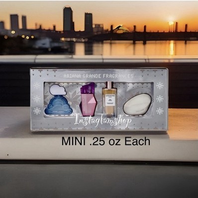 Ariana Grande 4 Piece Mini Perfume Set Holiday 2025 - Cloud