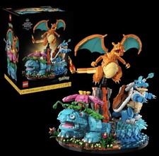 LEGO Pokémon Venusaur Charizard Blastoise Complete Set