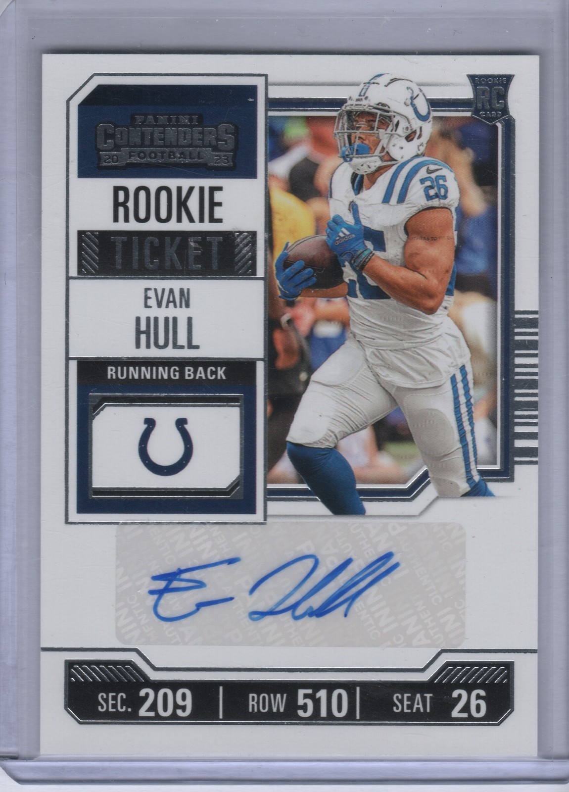Evan Hull Rookie 2023 Panini Contenders Indianapolis Colts