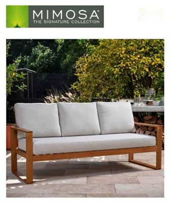 Mimosa Malibu Seater Timber Outdoor Lounge Patio Sofa Setting  Australia