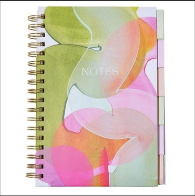 NEW Studio Oh! Edith Notebook Lined Notebook with Dividers & Pocket