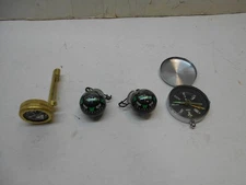4 compasses 3 pin on 1 pocket compass hunting fishing hiking