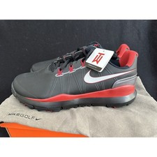 Nike Tiger Woods TW14 Golf Shoes Black Red 605390-001 TW13 US 12 / UK 11 W NEW