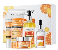 Vitamin C Skin Care Set For Women , 5-In-1 Moisturizing Hyaluronic Acid Skin...