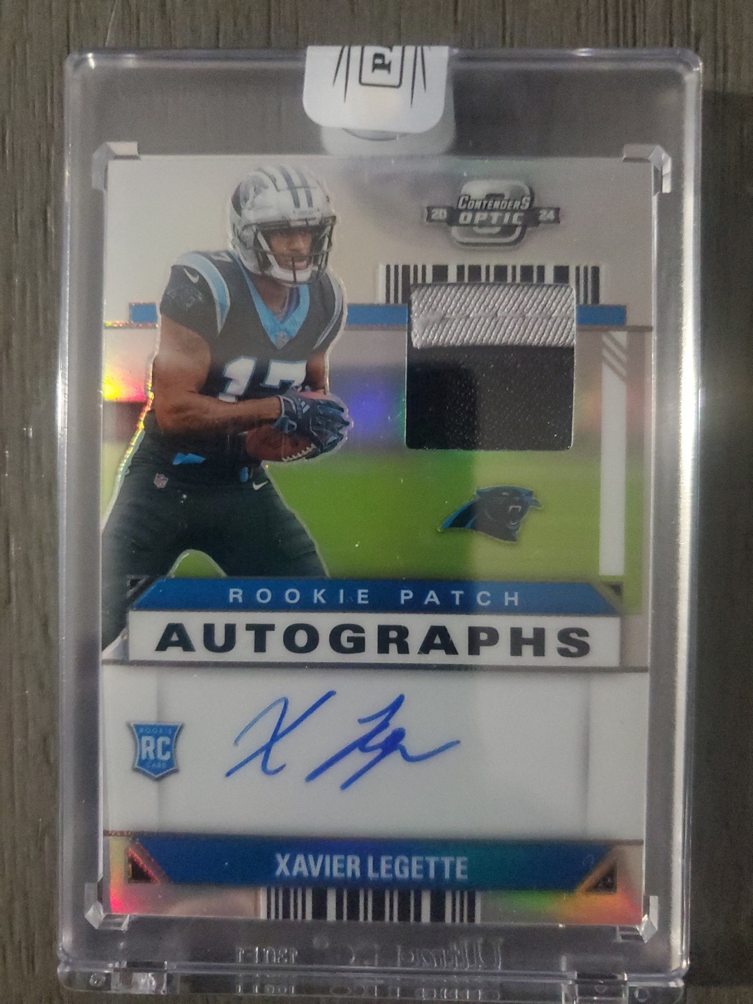 2024 Contenders Optic Xavier Legette On Card Auto Rpa Selaed Ssp /75