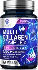 Collagen Peptides for Women & Men - Hydrolyzed Supplement for Skin Bone Support