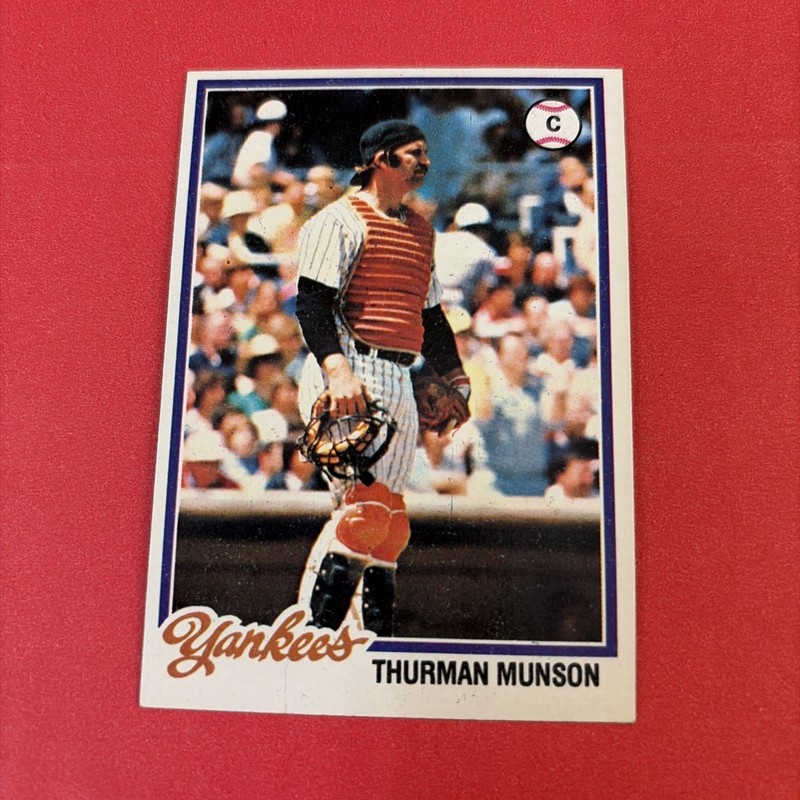 1978 Topps Baseball Thurman Munson #60 VG/EX