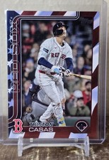 2025 Topps Series 1 - Triston Casas - Independence Day Variation 63/76 #11