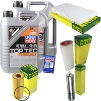 Inspektionskit Filter Liqui Moly ÖL 10L 5W-30 FüR Bmw 5Er Touring E61 525D 530D