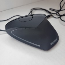 Sharkk SK137U Vertical Wired USB Mouse Ergonomic Black Tested