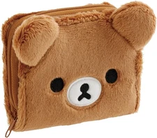 San-X Rilakkuma Plush Wallet Chairoikoguma H110 x W120 x D35mm