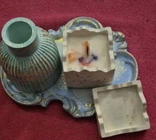Set Of Scented  Soya Wax Candle ,vase & Decorative try