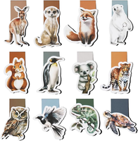 12 StüCk Lesezeichen Magnetisch Kinder, Tiere Magnet Lesezeichen, Niedliche Magn