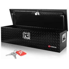 39 Inch Truck Bed Tool Box, Aluminum Heavy Duty Trailer Tool Box for Pickup