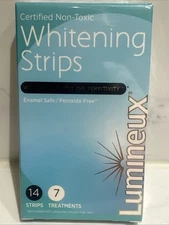 Lumineux Teeth Whitening Strips 7 Treatments/14 Strips Enamel Safe Whiter 12/26