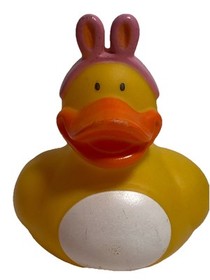 Rubber Ducks Set Of 3 Royal Rabbit And Saturn Brown Yellow Pink