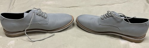Calvin Klein Lace Up Gray Dress Shoes Size 10.5 - Picture 5 of 6