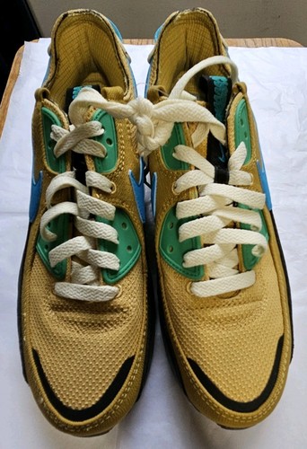 Nike Air Max Terrascape 90 Wheat Gold Blue Lightning Mens Size 9 NWOT DQ3987-700
