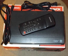 Magnavox RF MOD DTV Digital to Analog TV Converter Box with Remote. Powers Up!