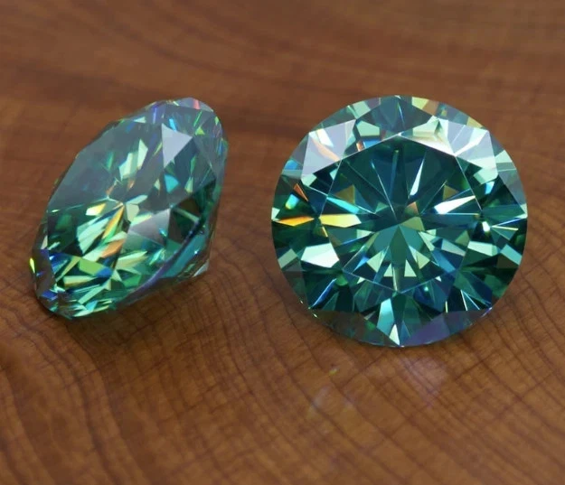 CERTIFIED 1.04 Ct Natural Round Cut Green Color CVD Diamond D Grade VVS1 Clarity - Image 4 of 4