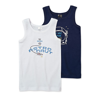 Canottiere Schiesser Bambini E Ragazzi - Pacco Da 3, 100% Cotone, Con Stampa Veicoli Da Cantiere - Foto 4