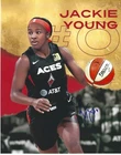 JACKIE YOUNG Signed 8 x 10 Photo WNBA Basketball LAS VEGAS ACES Free Shipping