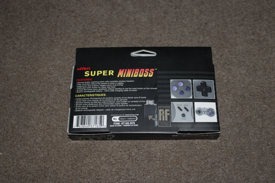 Super Miniboss Wireless Controller For Nintendo SNES Mini Classic Edition 'New' - Image 3 of 3