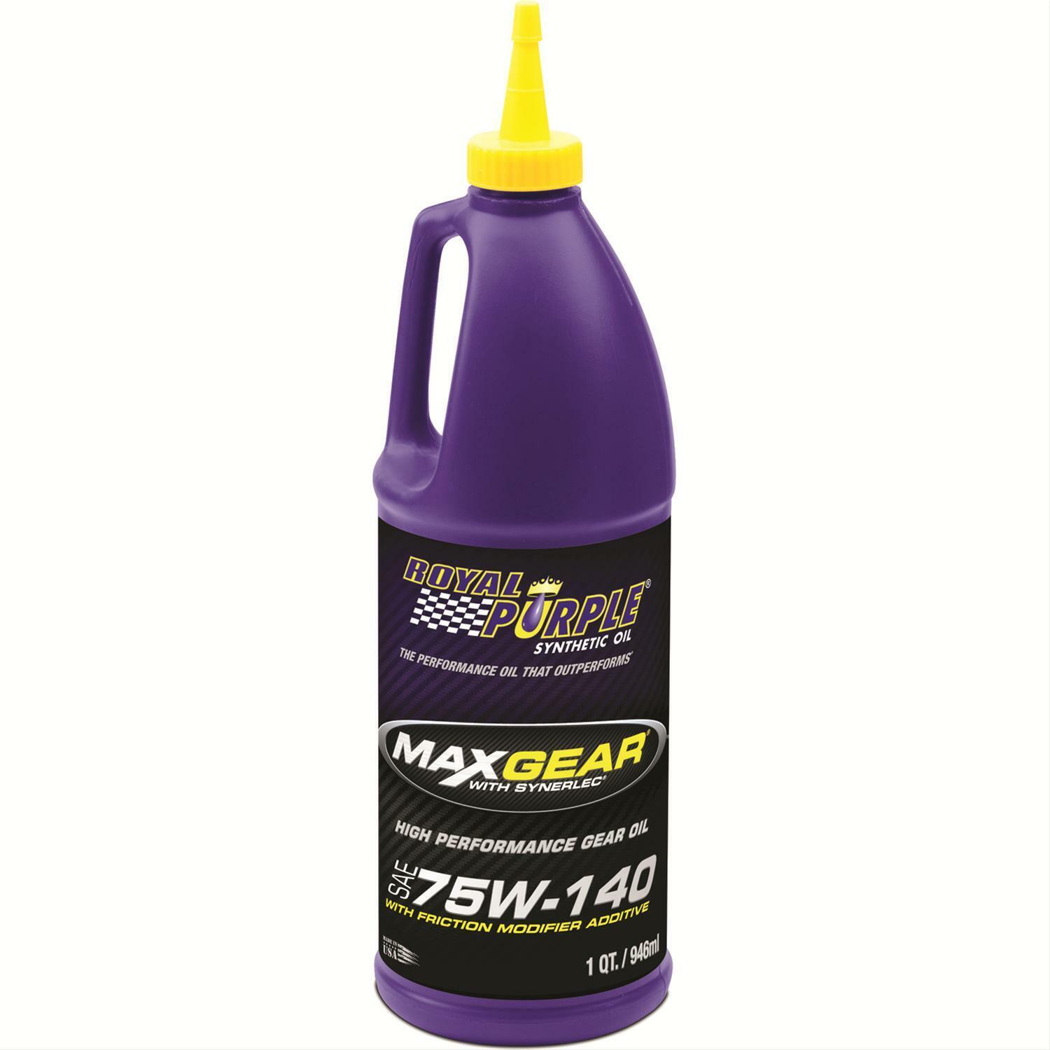 Royal Purple Max-Gear 75W140 Oil Synthetic Differential Gear Oil 01301 1 Quart