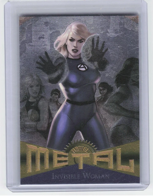 2013 Marvel Fleer Retro #2 Invisible Woman Metal Blaster