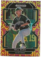 Will Rudy 2022 Panini Prizm Draft Picks Snakeskin Prizm /25 Cal Poly Pomona