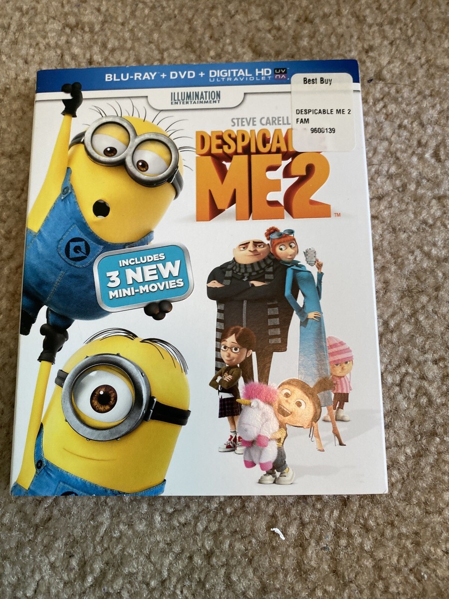 Despicable Me 2 [Blu-ray/DVD] 2 Disc Set 25192123634| eBay