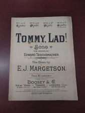 tommy lad song sheet music