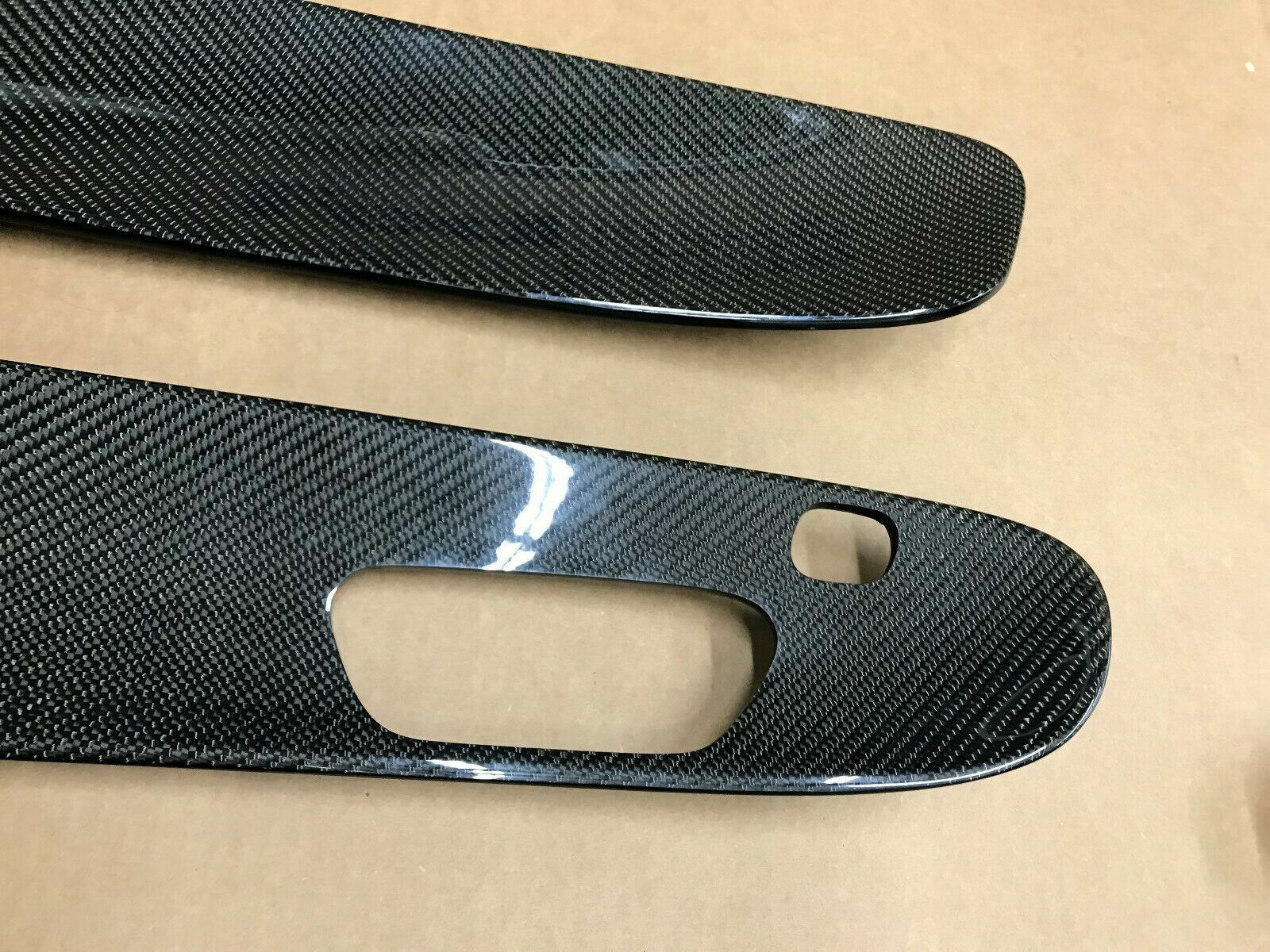 BENTLEY CONTINENTAL GT GTC DOOR TRIM PANELS CARBON FIBER MANSORY OEM 3W3867324D