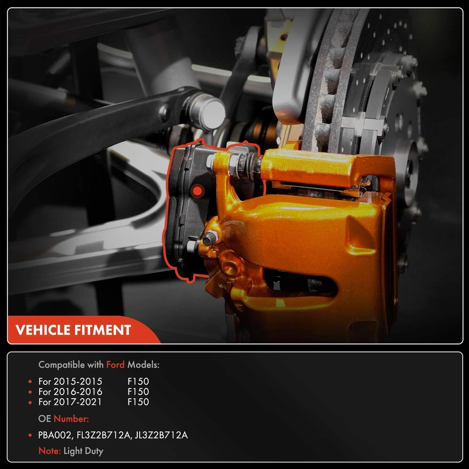 2x Rear Side Parking Brake Actuator for Ford F150 2015-2020 2022-2023 Light Duty - Image 2 of 4