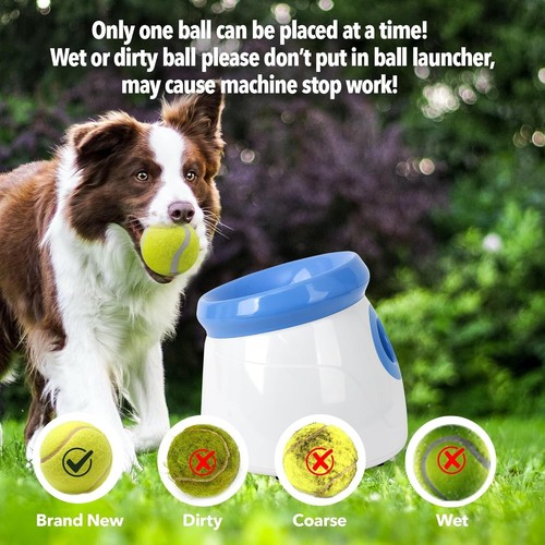 Automatic Fetch Toy for Dogs - 3-Setting Ball Launcher with Mini Tennis Balls - Picture 8 of 8