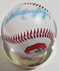 Dale Murphy Fotoball Signed Lookouts Baseball -BLEEDING INK