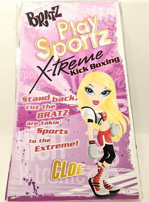 Bratz X-treme Kick Boxing Cloe Doll Play Spotz w/Clothing