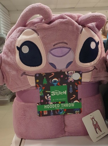 Disney Stitch Angel Hooded Poncho 