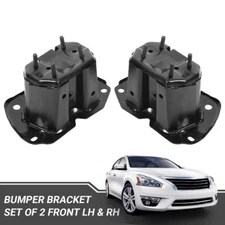 For Nissan Altima 2013-2018 Bumper Cover Reinforcement Bracket | Pair | Front