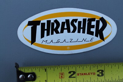 Thrasher Skateboard Magazie Orange White 80