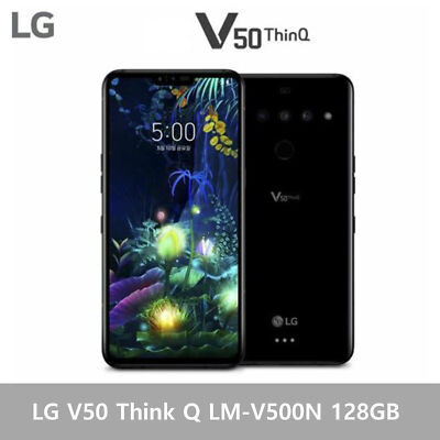 LG V50 ThinQ - 128GB - New Aurora Black (Unlocked) (Single SIM  