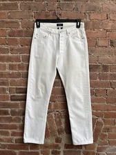 APC Men's Cure Jeans, Size 29, White 100% Cotton Macao