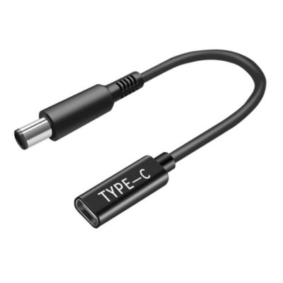 Type C Female to DC 7.4x0.6mm Port Adapter 15CM Cable for   Notebook Max.3A #E10