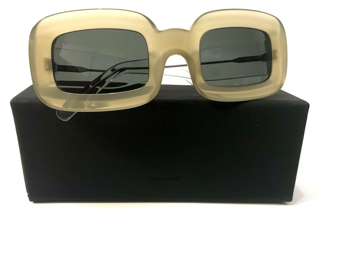 New 100% Authentic Vera Wang Sunglasses Sylvie khaki Crystal 