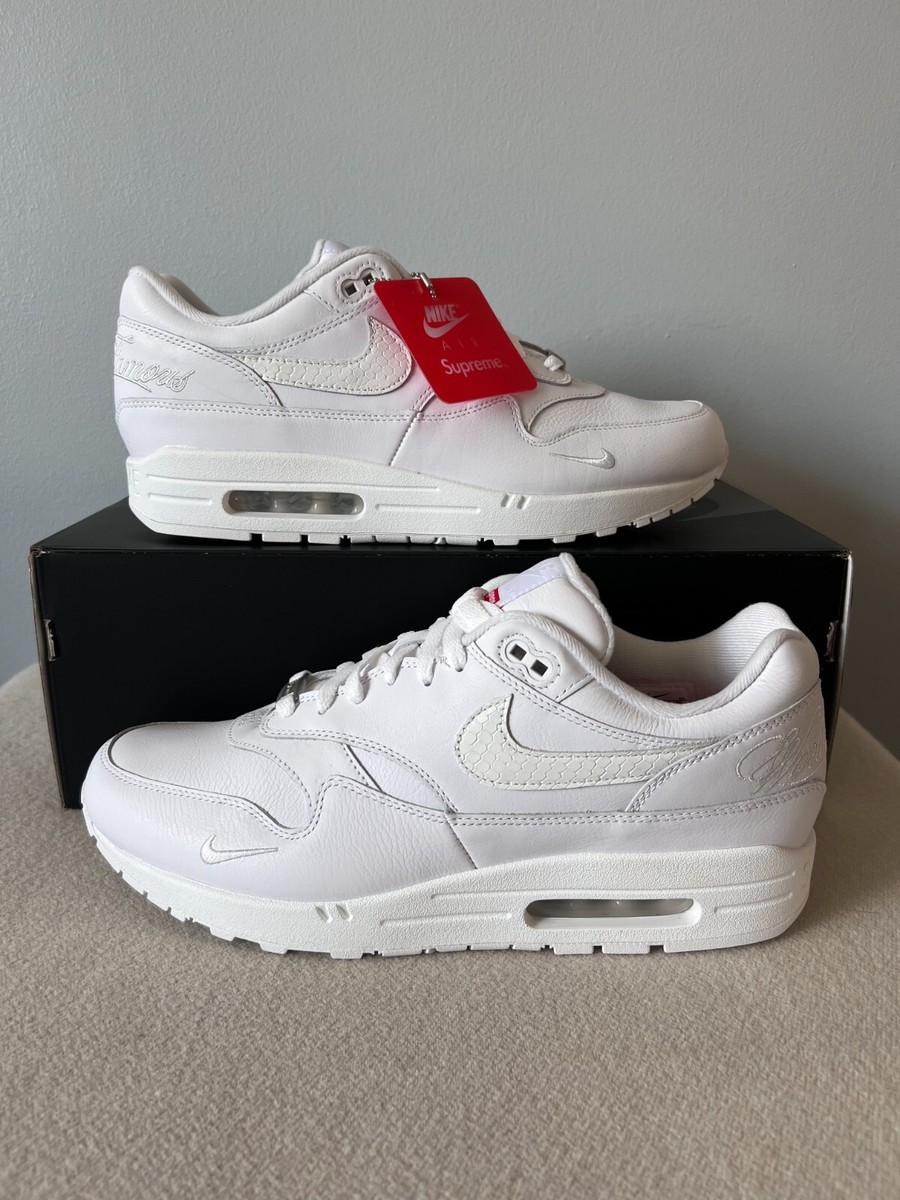 Supreme × Nike Air Max 1 '87 SP \"White Supreme x Nike Air Max 1 '87 White HF8813-100